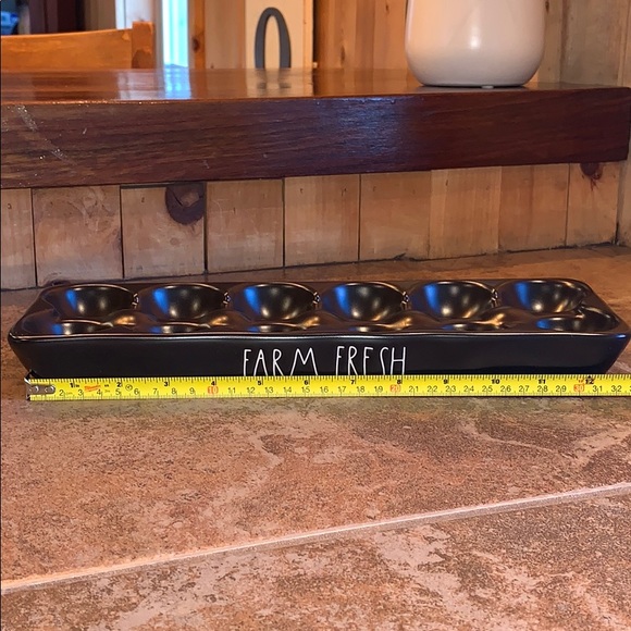 Rae Dunn “Farm Fresh” Egg Holder - Picture 3 of 5